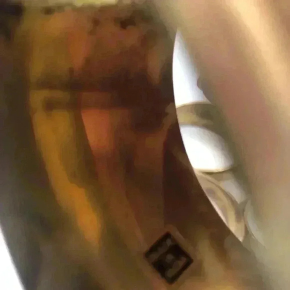 Oval Brass Napkin Ring Made in India set of 5 - Picture 3 of 3